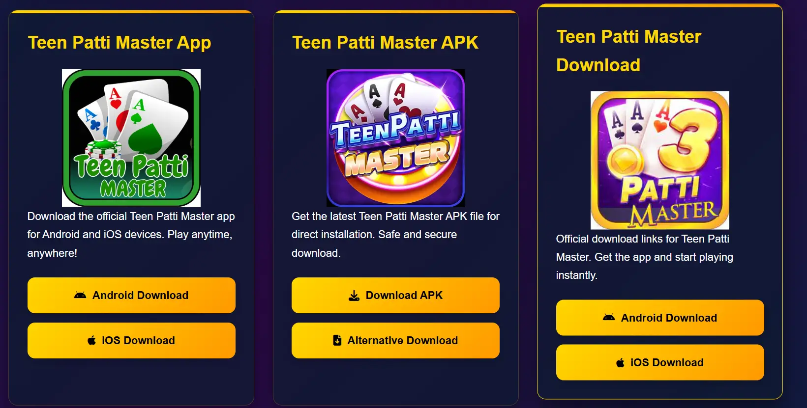 Teen Patti Master - Version Download & Get Bonus of 41,51 upto 151