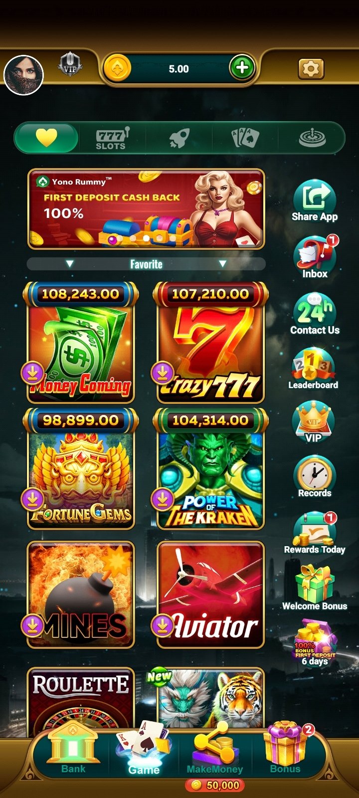 Yono 777 Poker